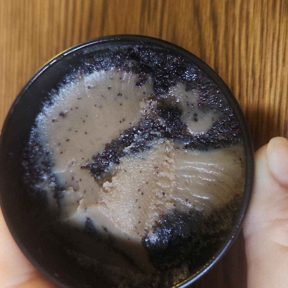 Handcrafted Cafe' Noir Decadent Skin Exfoliator In Java Chocolate' 4 Oz Jar